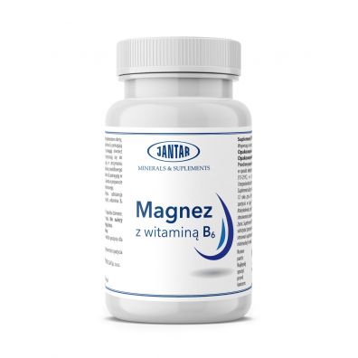 Jantar Magnez z witamin B6 Suplement diety 90 kaps.