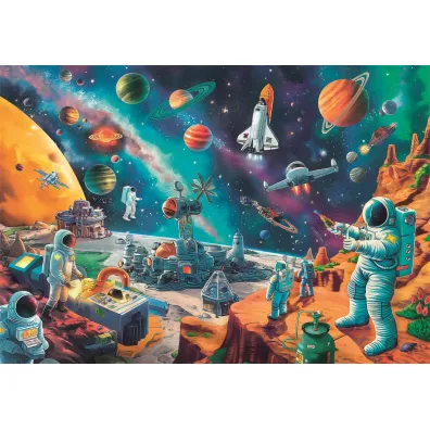 Puzzle 104 el. SuperColor. Cosmic Crew Clementoni