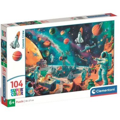 Puzzle 104 el. SuperColor. Cosmic Crew Clementoni