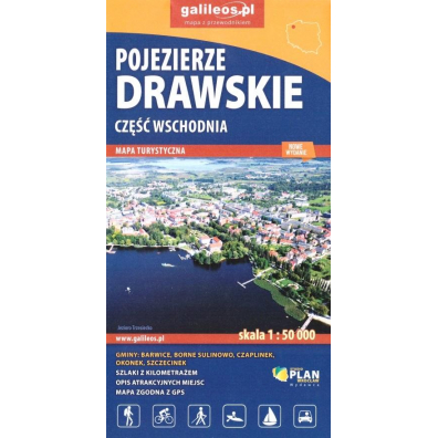 Mapa turyst. - Pojezierze Drawskie cz.wsch.