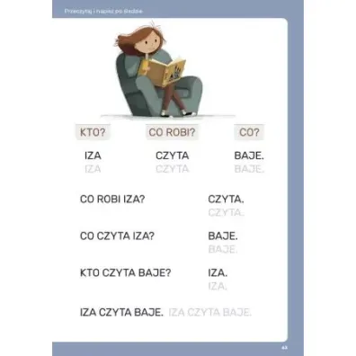 Czytaj sylabami! Zeszyt do nauki i doskonalenia czytania Czasowniki
