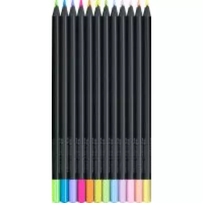 Faber-Castell Kredki trjktne Black Edition 12 szt.