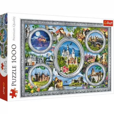 Puzzle 1000 el. Zamki �wiata Trefl
