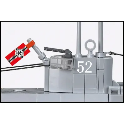 Klocki Historical Collection WWII U-Boot U-52 Type VIIB 474 kl.