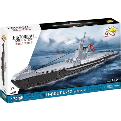 Klocki Historical Collection WWII U-Boot U-52 Type VIIB 474 kl.