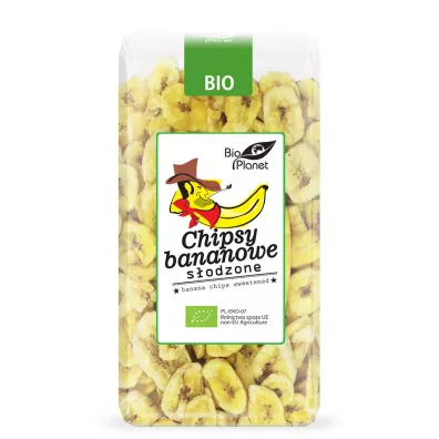 Bio Planet Chipsy bananowe sodzone 350 g Bio