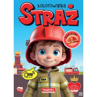 STRA� kolorowanka z naklejkami - Agata Niemirska