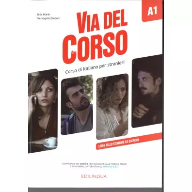 Via del Corso A1 Podr�cznik EDILINGUA - Pierangela Diadori, Telis Marin