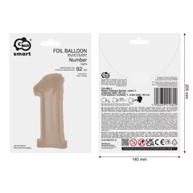 Godan BALON FOL 1 LATTE MATOWA 92CM GO PBH