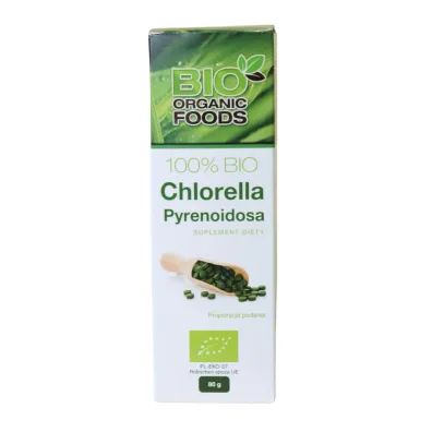 Bio Organic Foods Chlorella Pyrenoidosa suplement diety 320 tab. Bio