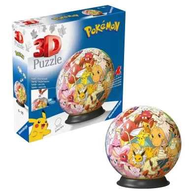 Puzzle Kula 72 el. 3D Pokemon Ravensburger