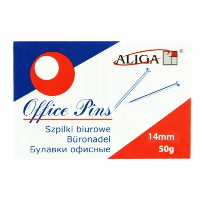 Aliga Szpilki metalowe 14mm 10op.x 50g