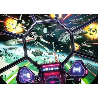 Puzzle 1000 el. Star Wars TIE Fighter Cockpit Ravensburger