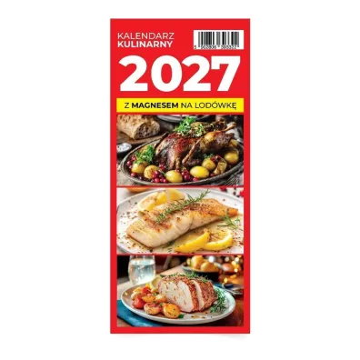 Kalendarz 2027 Kulinarny z Magnesem na lod�wk�