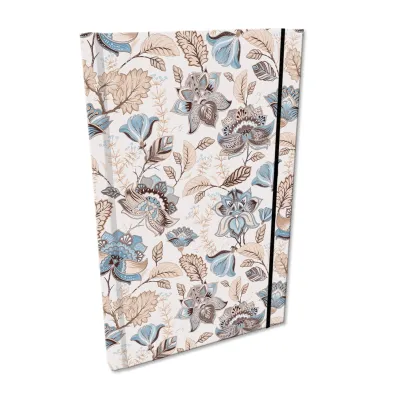 Bee-bee Notes A5/192 kratka z gumk� Soft Touch Kwiaty