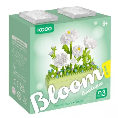Klocki KOCO kwiaty ja�minu 285 element�w