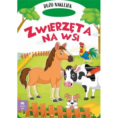 Teczka zwierz�ta na wsi z pod�jnymi naklejkami