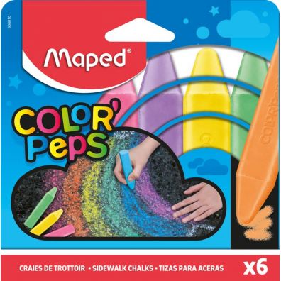 Maped Kreda chodnikowa Colorpeps 6 kolorw