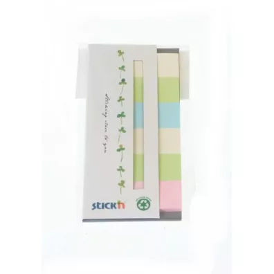 Stickn Zakadki indeks. papierowe mix 6 kol. neon Eco