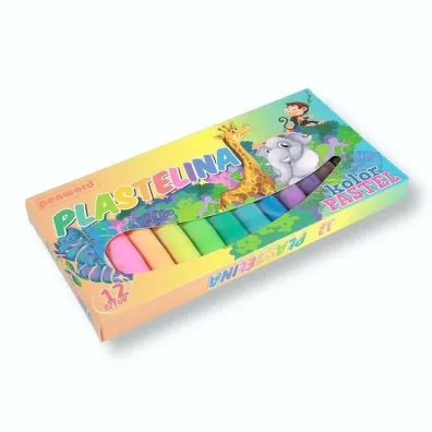 Penword Plastelina 12 kolor�w pastel