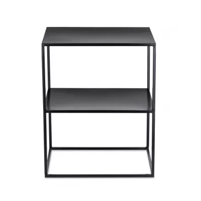 HowHomely Stolik pomocniczy metalowy z pk LOFT