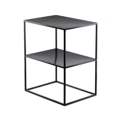 HowHomely Stolik pomocniczy metalowy z pk LOFT