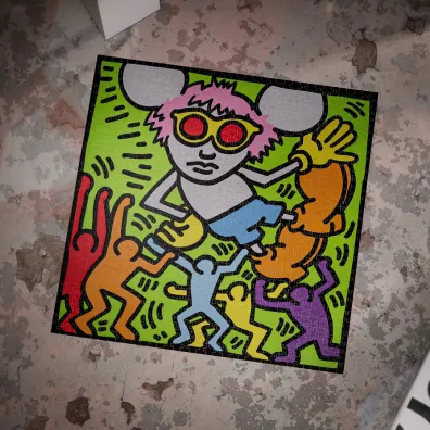 Keith Haring Puzzle 1000 element�w Theory11