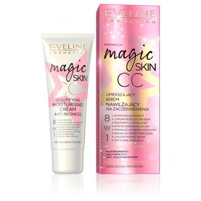 Eveline Cosmetics Magic Skin CC upikszajcy krem nawilajcy na zaczerwienienia 50 ml