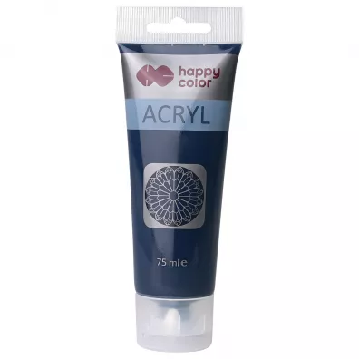 Happy Color Farba akrylowa tubka b��kit pruski 75ml