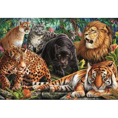 Puzzle 500 el. Wild Cats Clementoni