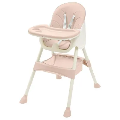 Baby Mix Krzese�ko do karmienia Nora dusty pink