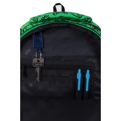 Patio Plecak szkolny Coolpack Prime Pro Game Over Gradient Green