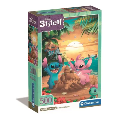 Puzzle 500 el. Compact Stitch&Angel Clementoni