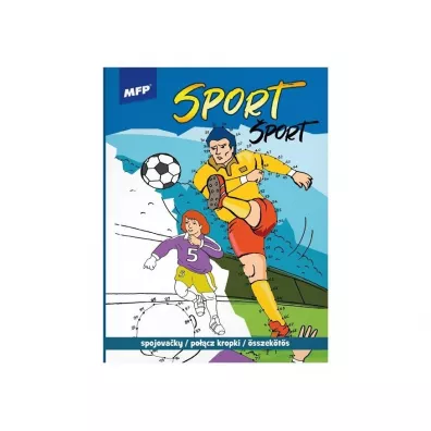 Kolorowanka - po��cz kropki. Sport
