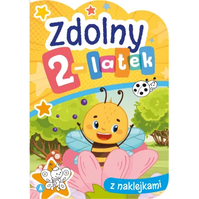 Zdolny 2-latek z naklejkami