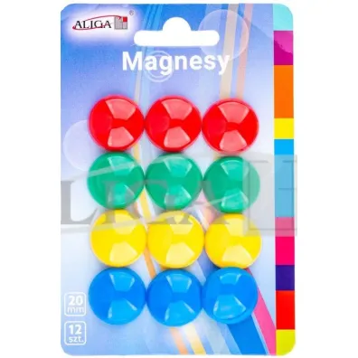 Aliga Magnesy 2cm 12szt/blist MG-6059