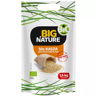 Big Nature Kasza gryczana niepalona 1.5 kg Bio