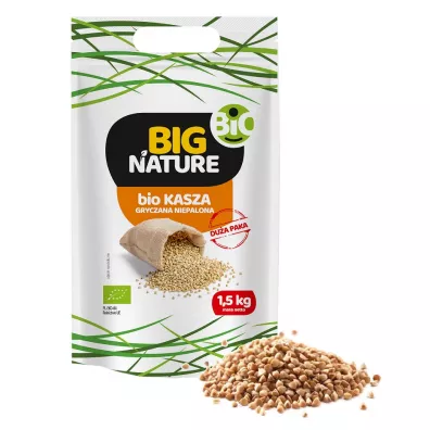 Big Nature Kasza gryczana niepalona 1.5 kg Bio