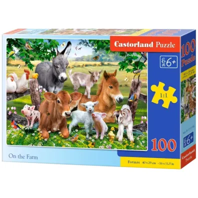 Puzzle 100 el. On the Farm Castorland
