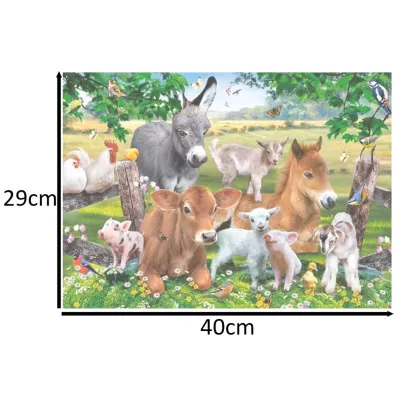 Puzzle 100 el. On the Farm Castorland