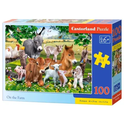 Puzzle 100 el. On the Farm Castorland