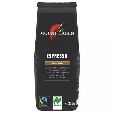 Mount Hagen Kawa mielona arabica 100% espresso fair trade 250 g Bio