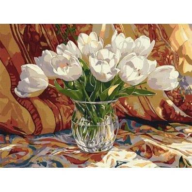Ideyka Malowanie po numerach - Tulipanowy spok�j 30x40cm