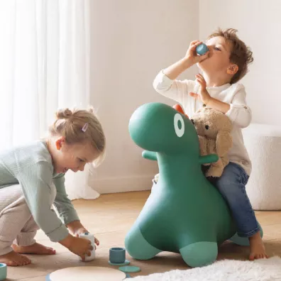 Quut Skoczek Hoppi Dino Garden green