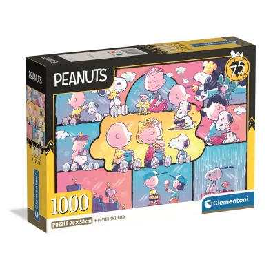Puzzle 1000 el. Compact Peanuts Clementoni