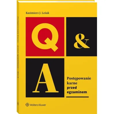 Post�powanie karne przed egzaminem