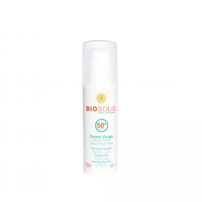 Biosolis Krem przeciws�oneczny do twarzy SPF50+ eco 50 ml