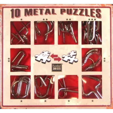 10 amigowkek metalowych. Zestaw czerwony G3