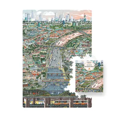 Puzzle Puzzlove CzuCzu 1000 el. Miasto Warszawa Bright Junior Media