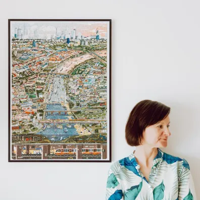 Puzzle Puzzlove CzuCzu 1000 el. Miasto Warszawa Bright Junior Media